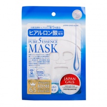 Маска для лица с гиалуроновой кислотой 1 шт, Japan Gals Pure5 Essence